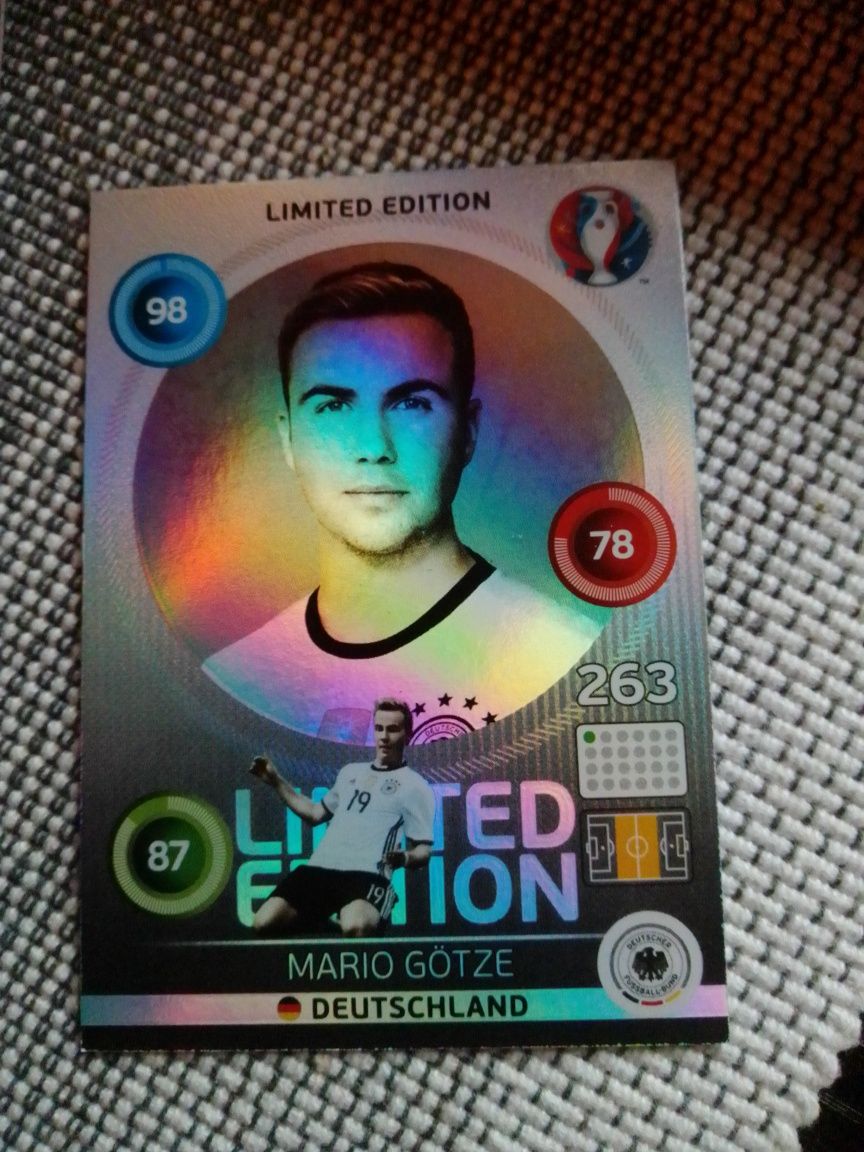 Karta limited edition Gotze euro 2016 Panini