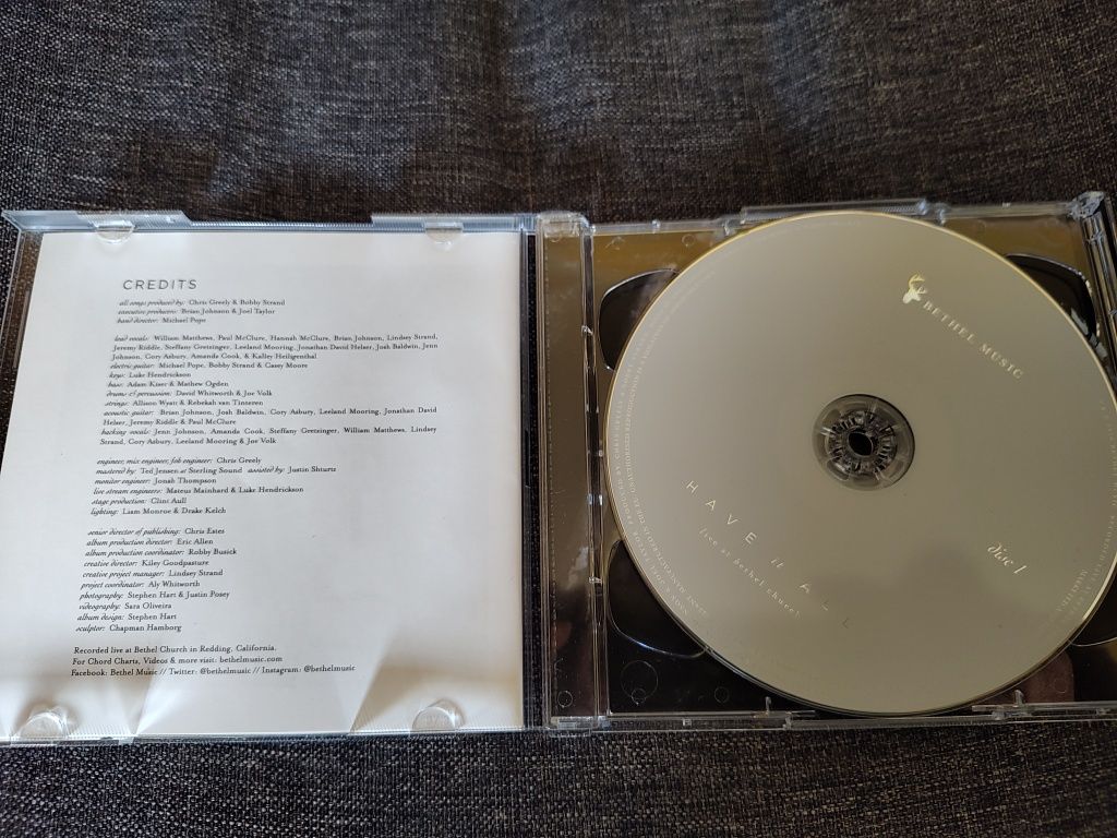 Bethel Music - Have u all - Live at Bethel Church - płyta CD