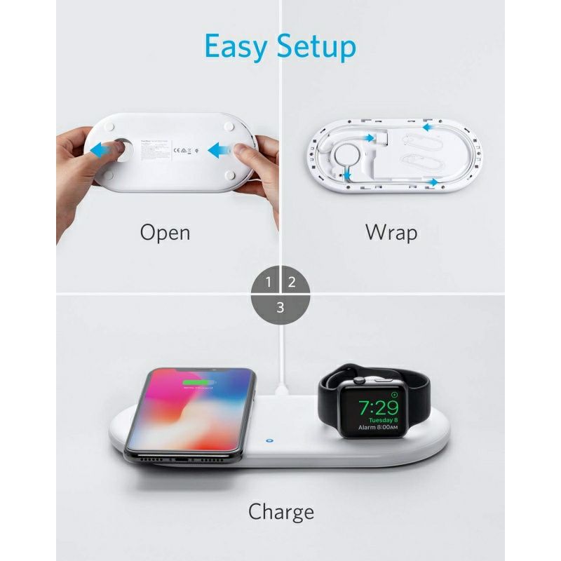 Anker PowerWave+ Qi 7.5W сертифиция от Apple EU