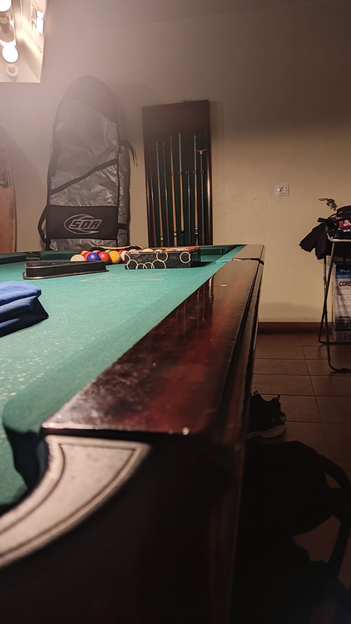 Mesa de snooker/bilhar + acessórios