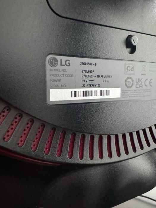 Lg ultragear 27GL650F-B 27 144hz