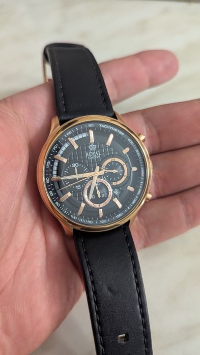 Часы Royal London chronograph, годинник хронограф Англія