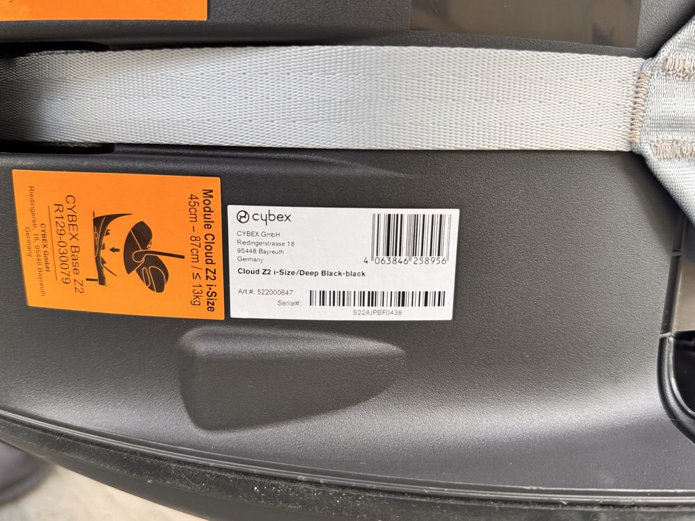 Cybex cloud z2 + база z2