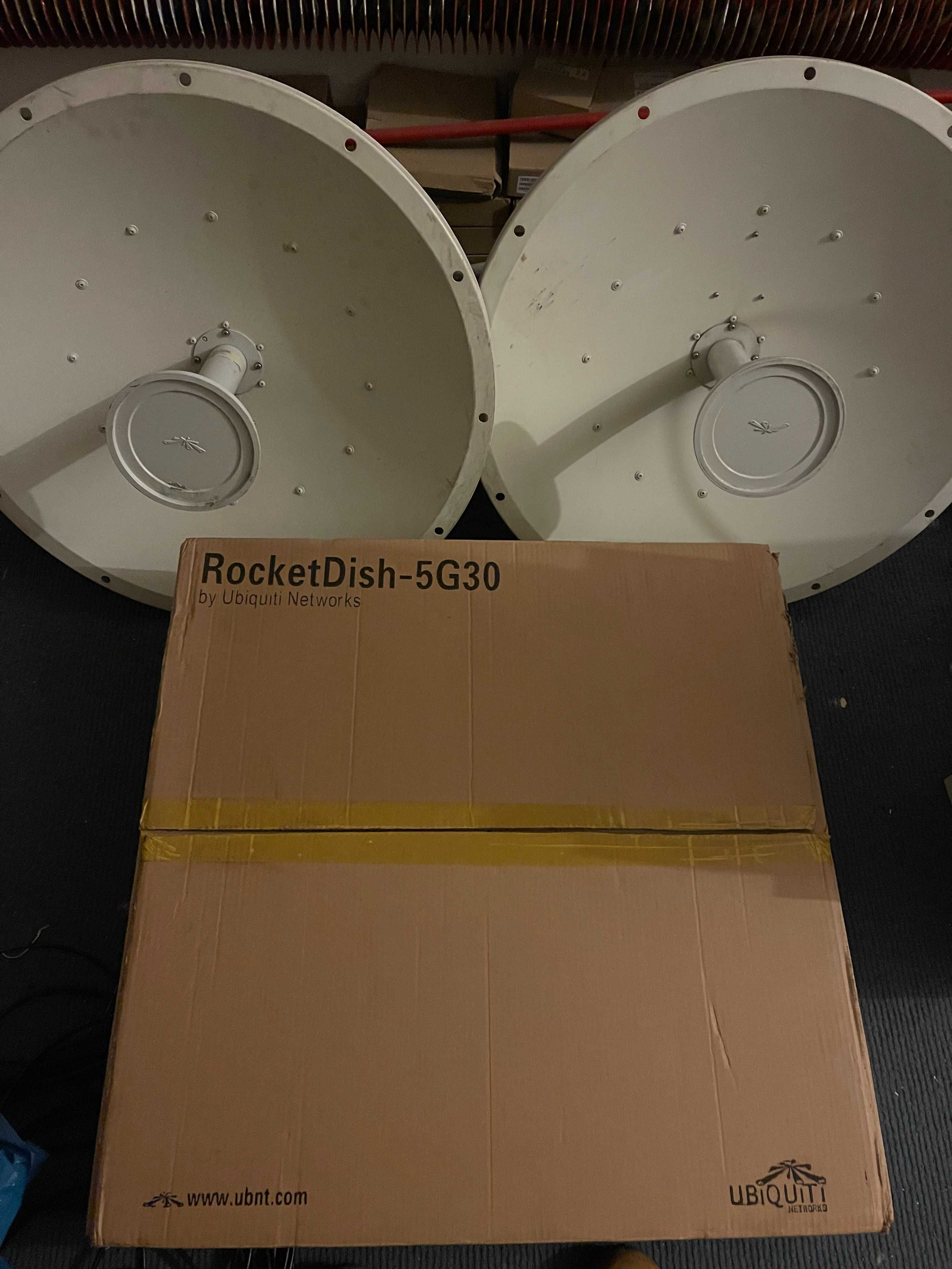 Antena RocketDish-5G30  Ubnt 30 dBi 2xMIMO ubiquiti