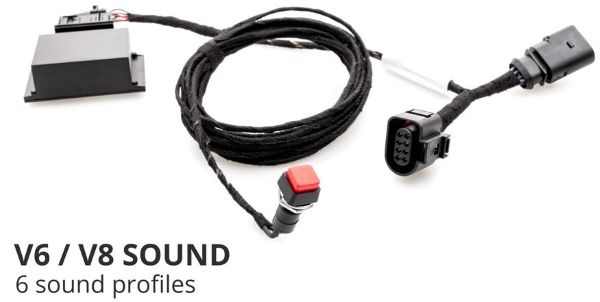 PRO Sound Booster wzmacniacz układu aktywnego wydechu AUDI Q7 SQ7 4M