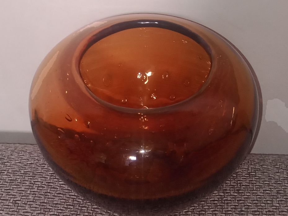 Wazon Art Deco Vintage Skandynawia szkło kryształowe