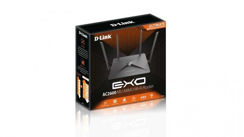 Router D-Link DIR-882 EXO Gaming AC2600 MU-MIMO USB-Selado Gar. 3 Anos