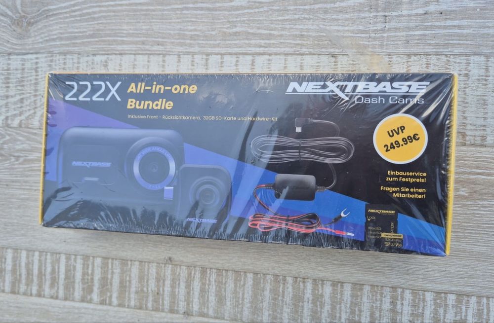 KAMERA Dashcam wideorejestrator NextBase 222X 140° NOWY