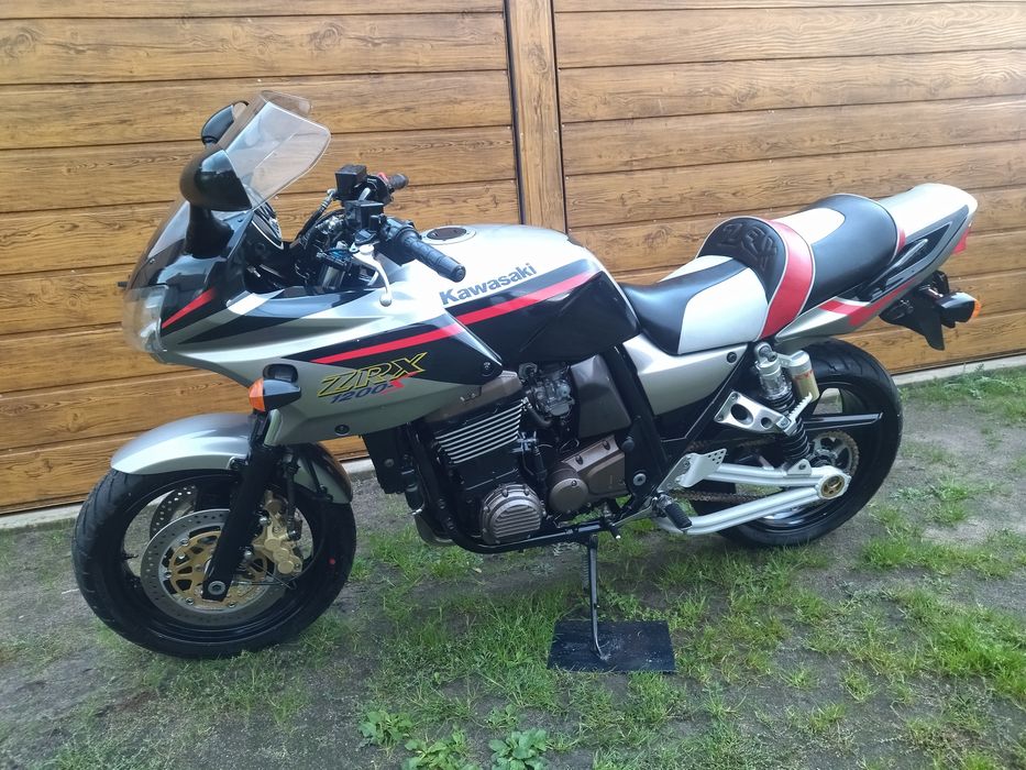 Kawasaki zrx 1200s.bandit 1200.xjr,honda cb.piękny stan,