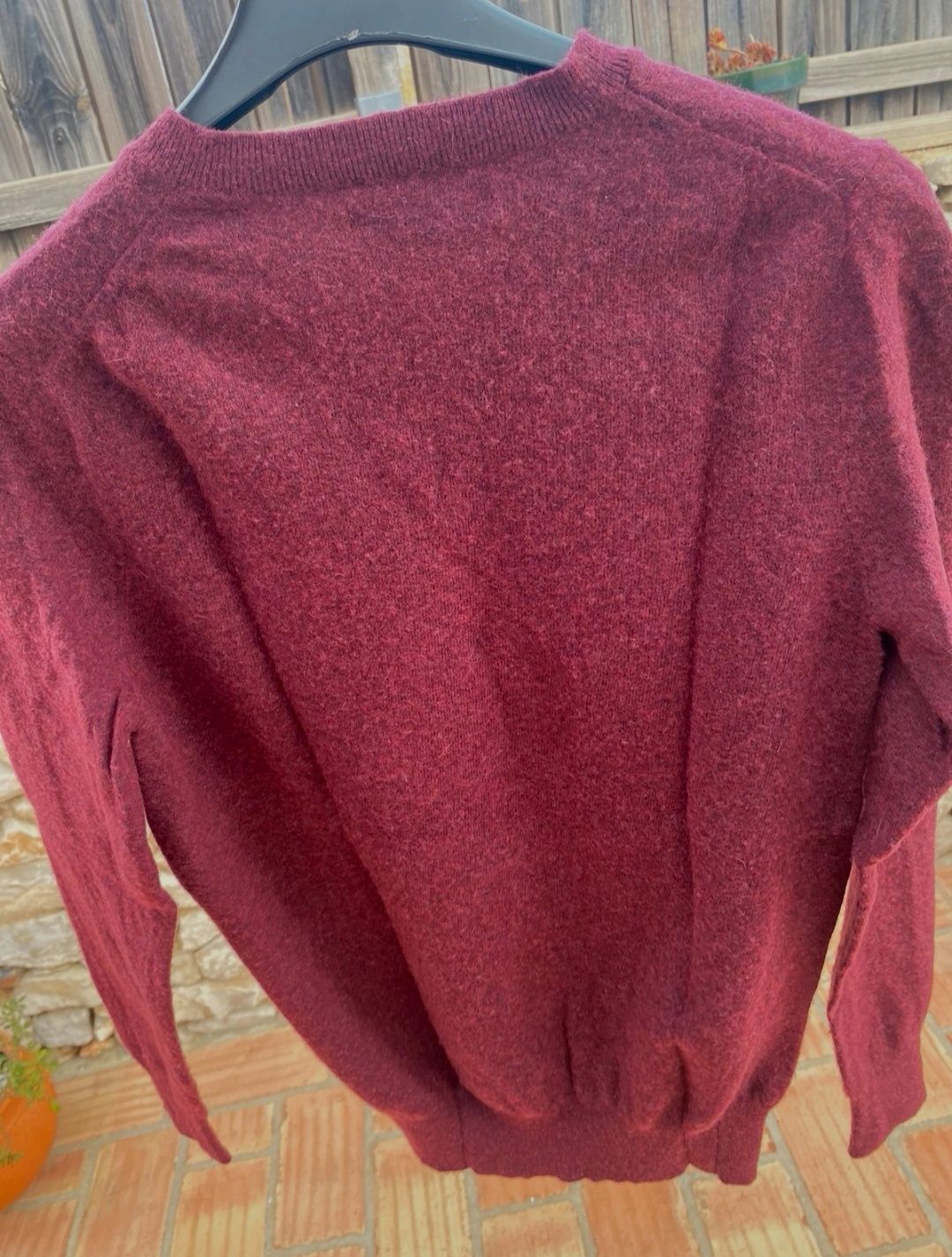 Pullover Sacoor brothers tamanho S Bordeaux homem