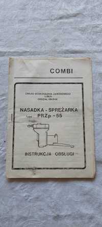 COMBI- Nasadka-sprężarka PRZp - 55 instrukcja