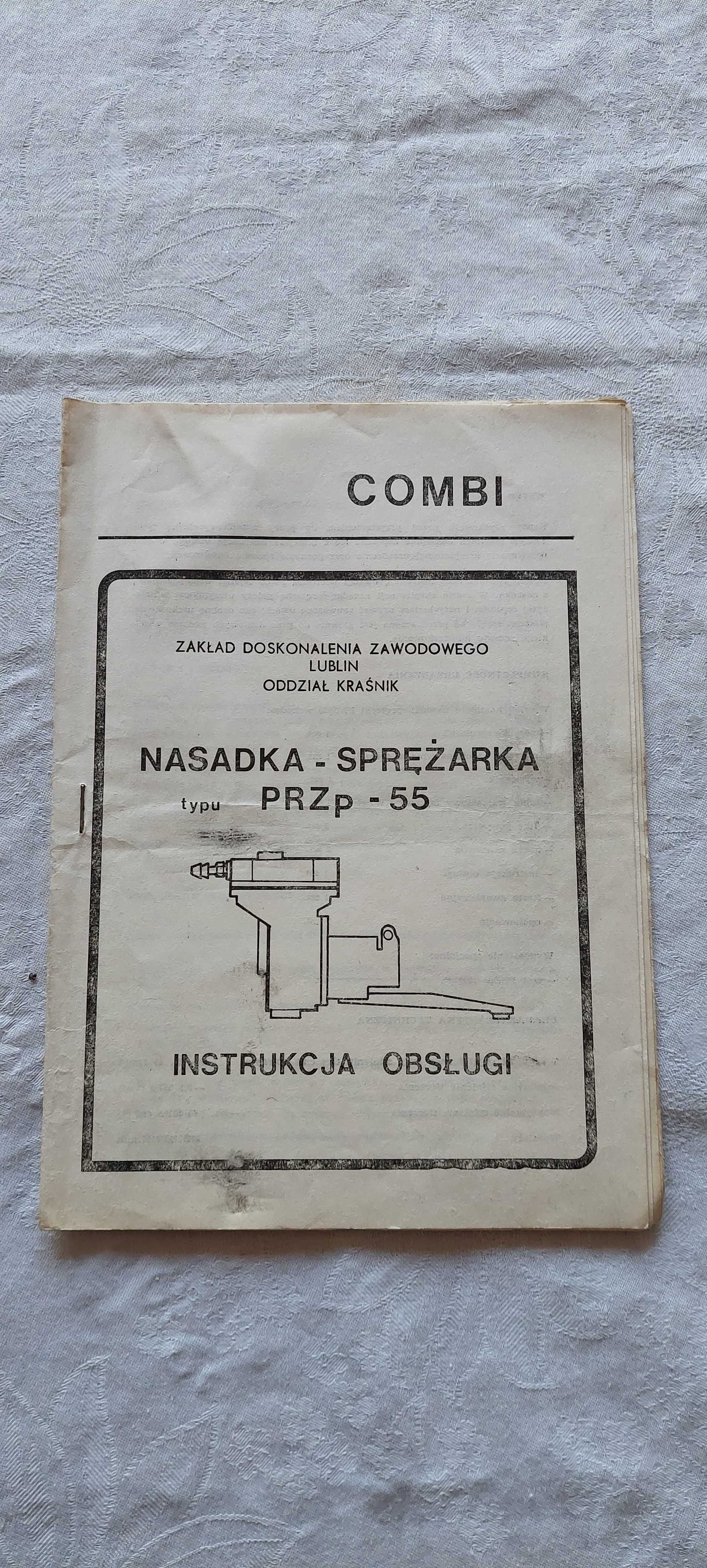 COMBI- Nasadka-sprężarka PRZp - 55 instrukcja