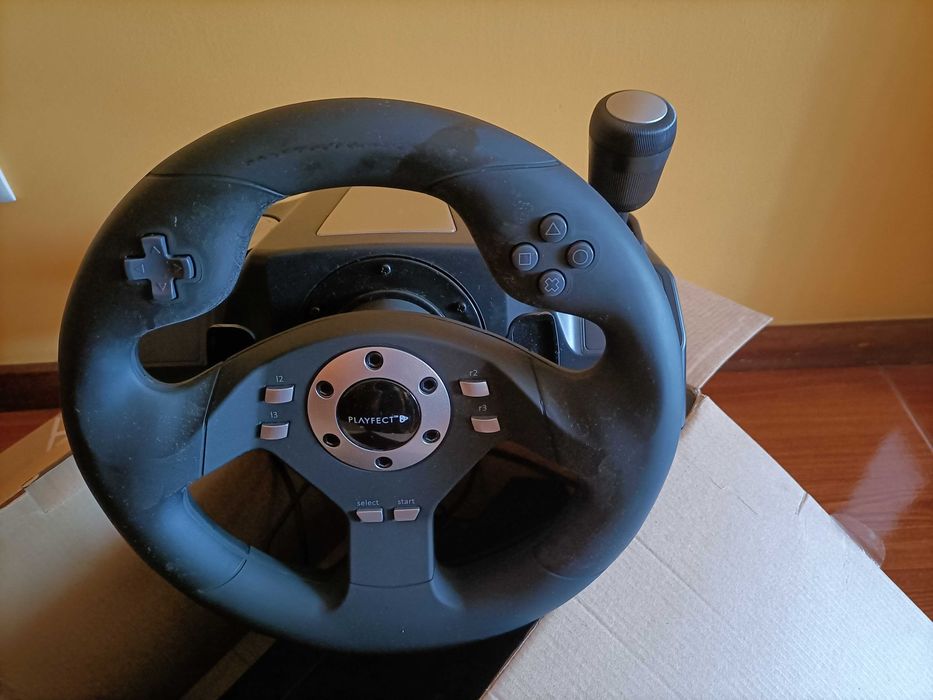 Volante e pedais PlayFect Professional Gaming