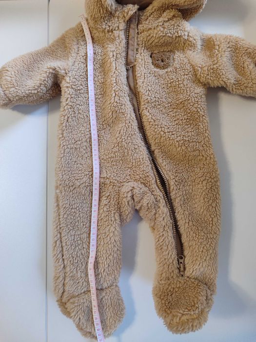 Теплий ромпер чоловічок комбінезон Next, 0-3 місяців 62 розмір