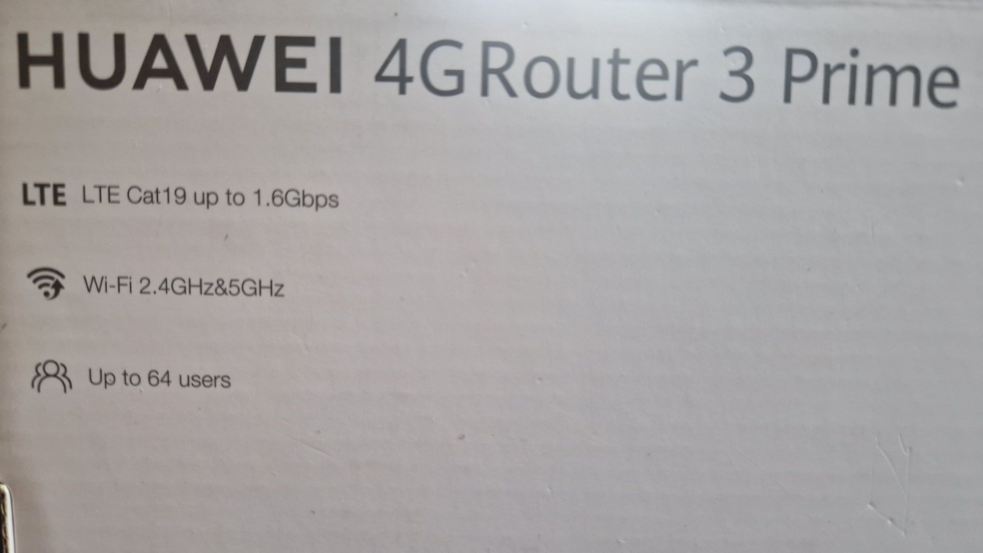 Huawei 4GRouter 3 Prime (2.5GHz + 5GHz) SIM
