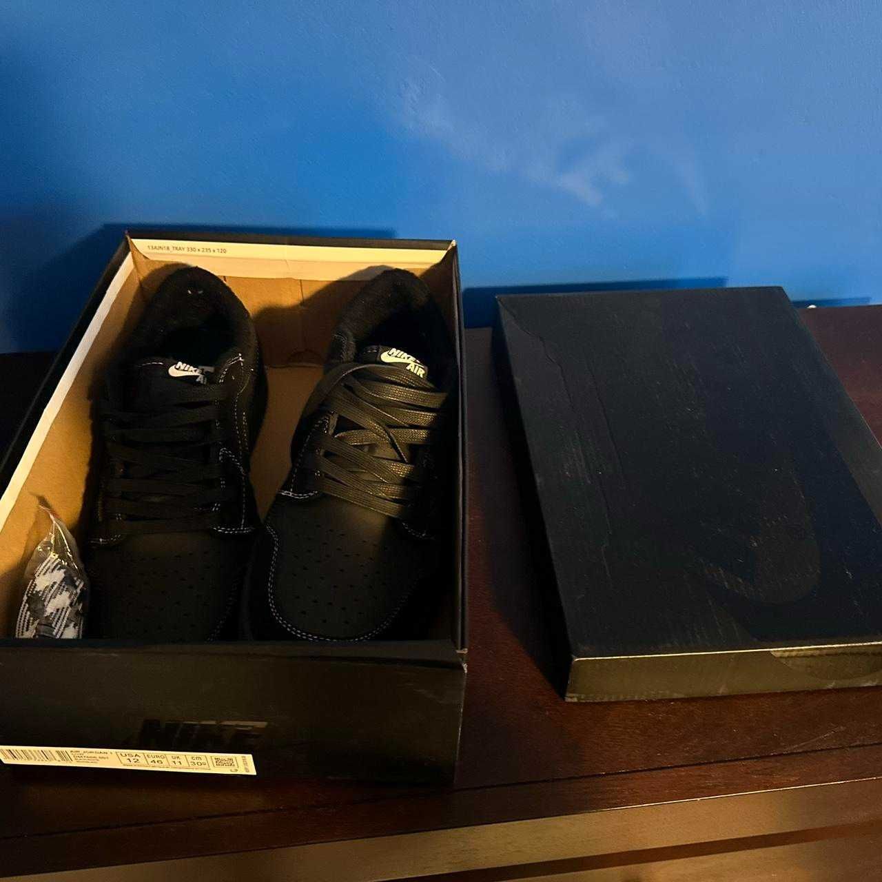 Jordan 1 Retro Low OG SP Travis Scott Black Phantom R.43