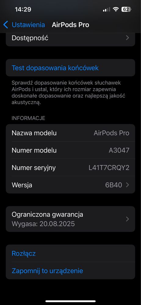 Etui ładujące + pudełko do AirPods Pro 4