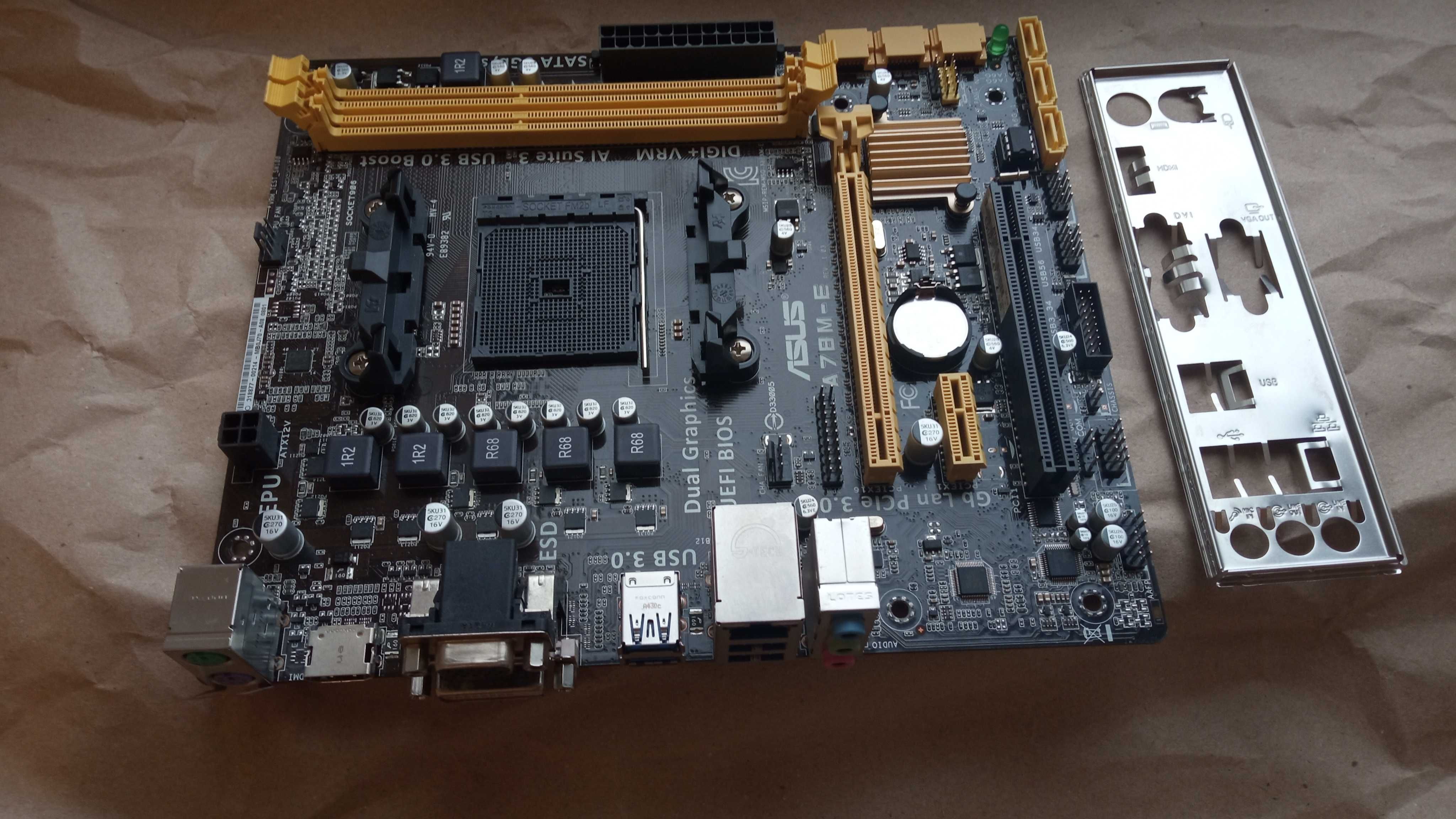 Материнская плата ASUS A78M-E, sFM2/FM2+