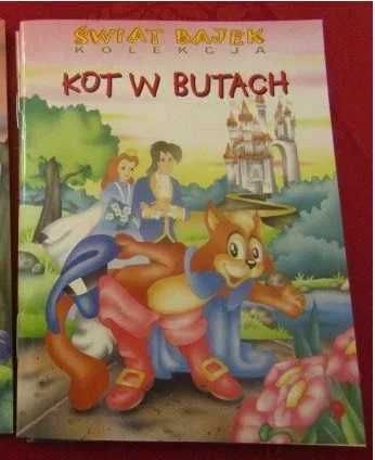 Książeczka bajka dla dzieci Świat Bajek - Kot w Butach