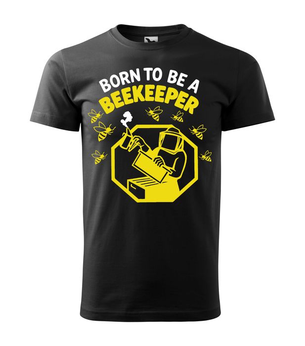 Koszulka z nadrukiem Born to be a beekeeper
