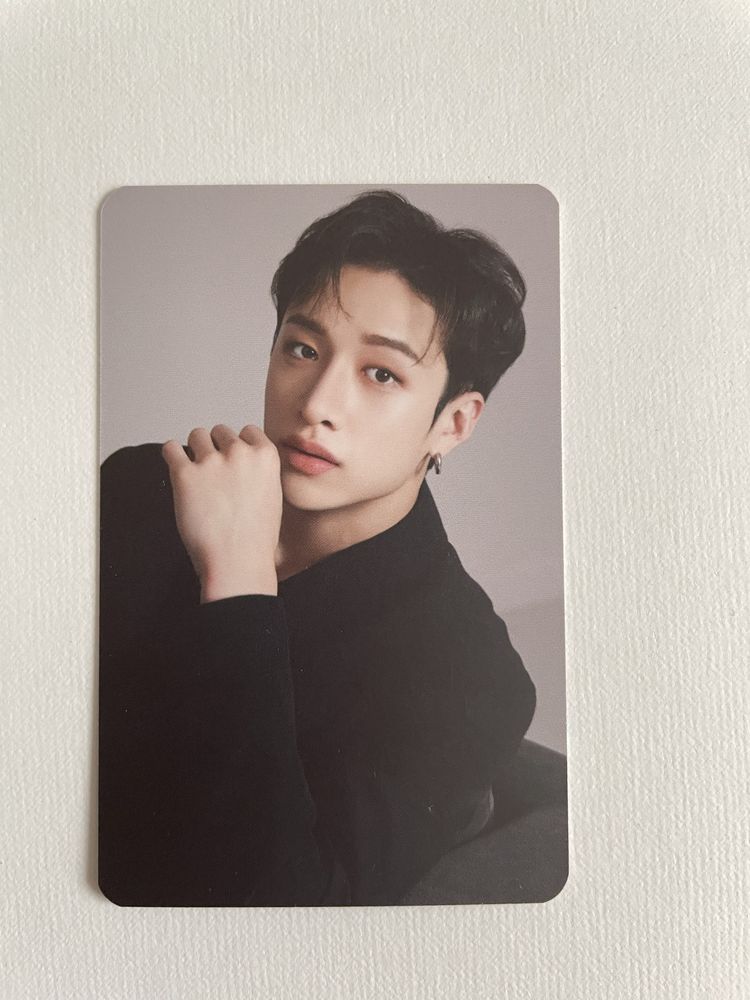 Bang Chan photocard Nacific SKZ in the black