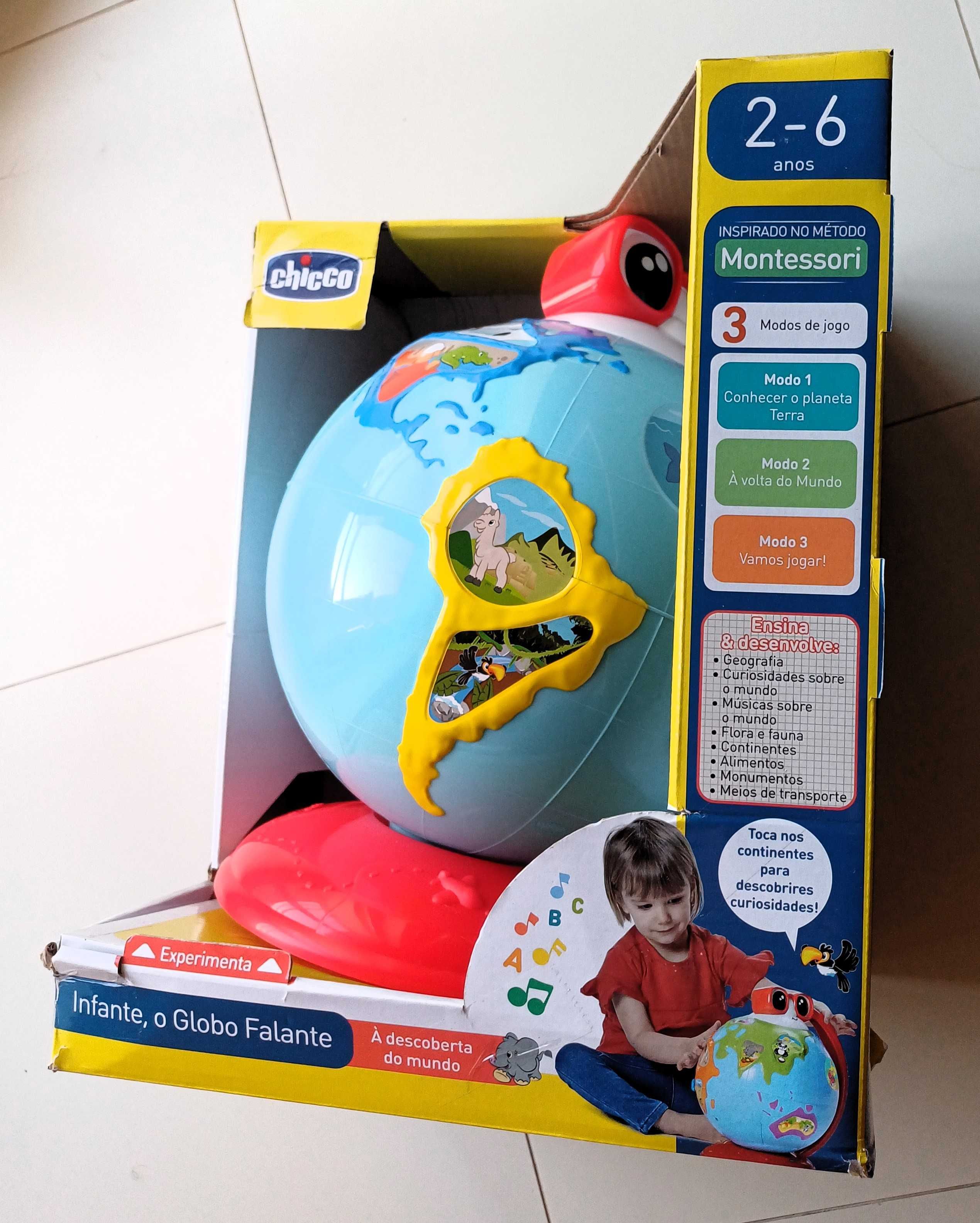 Chicco Montessori Infante o Globo Falante como NOVO