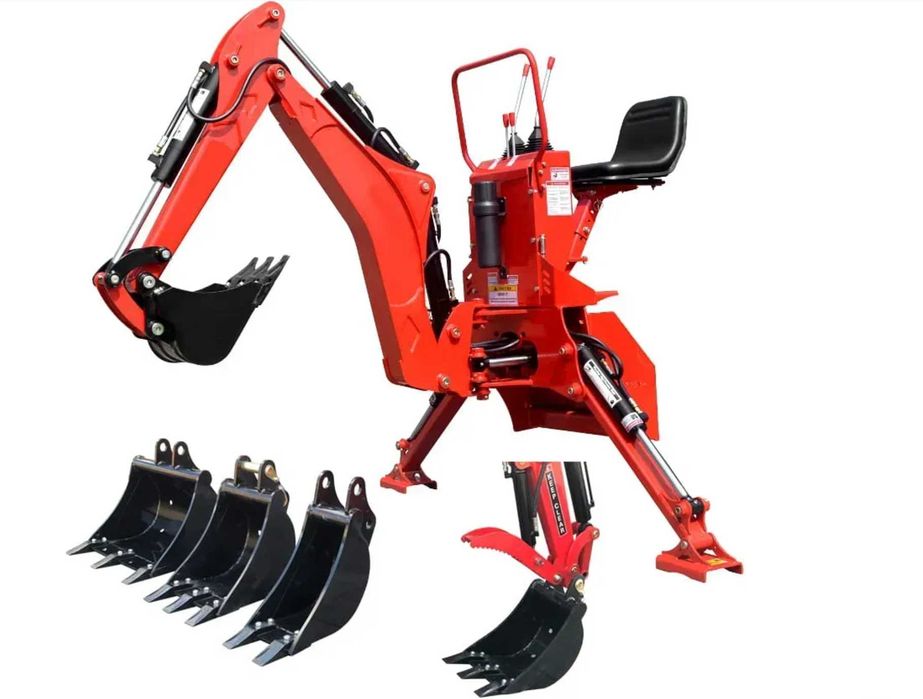 Навісний екскаватор для мінітрактора| Оплата частинами | Доставка