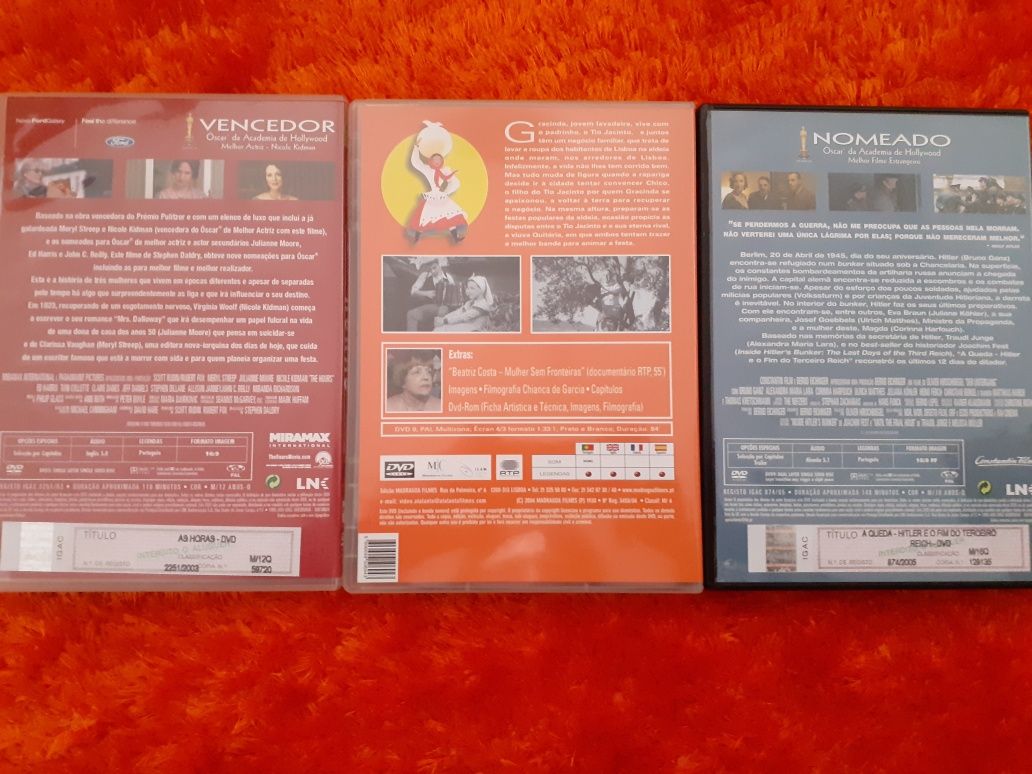 Conjunto de 3 dvds