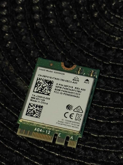 Karta sieciowa WiFi Intel 8265NGW