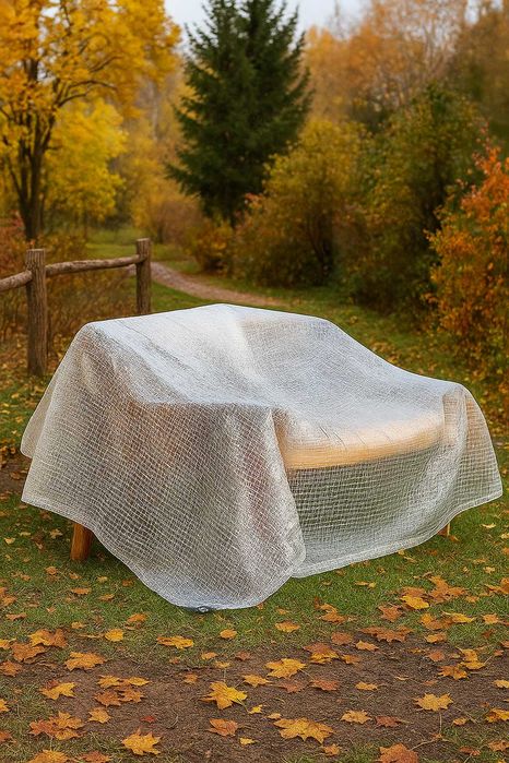 Plandeka 6x8M | Zbrojona Wzmacniana | Wodoodporna  Mata Bezbarwna 100G