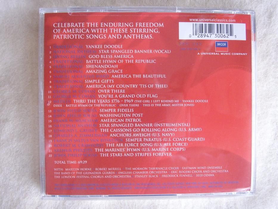 GOD BLESS AMERICA The Ultimate Patriotic Album CD
