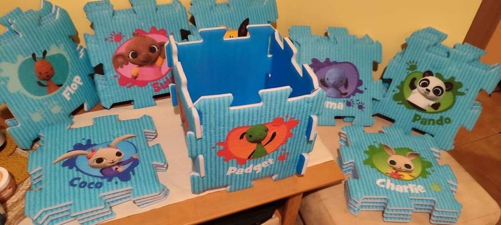 Puzzlopianki dla dziecka puzzle mata edukacyjna