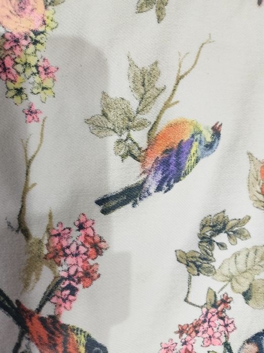 Jeansy H&M 158 w motyw ptaków