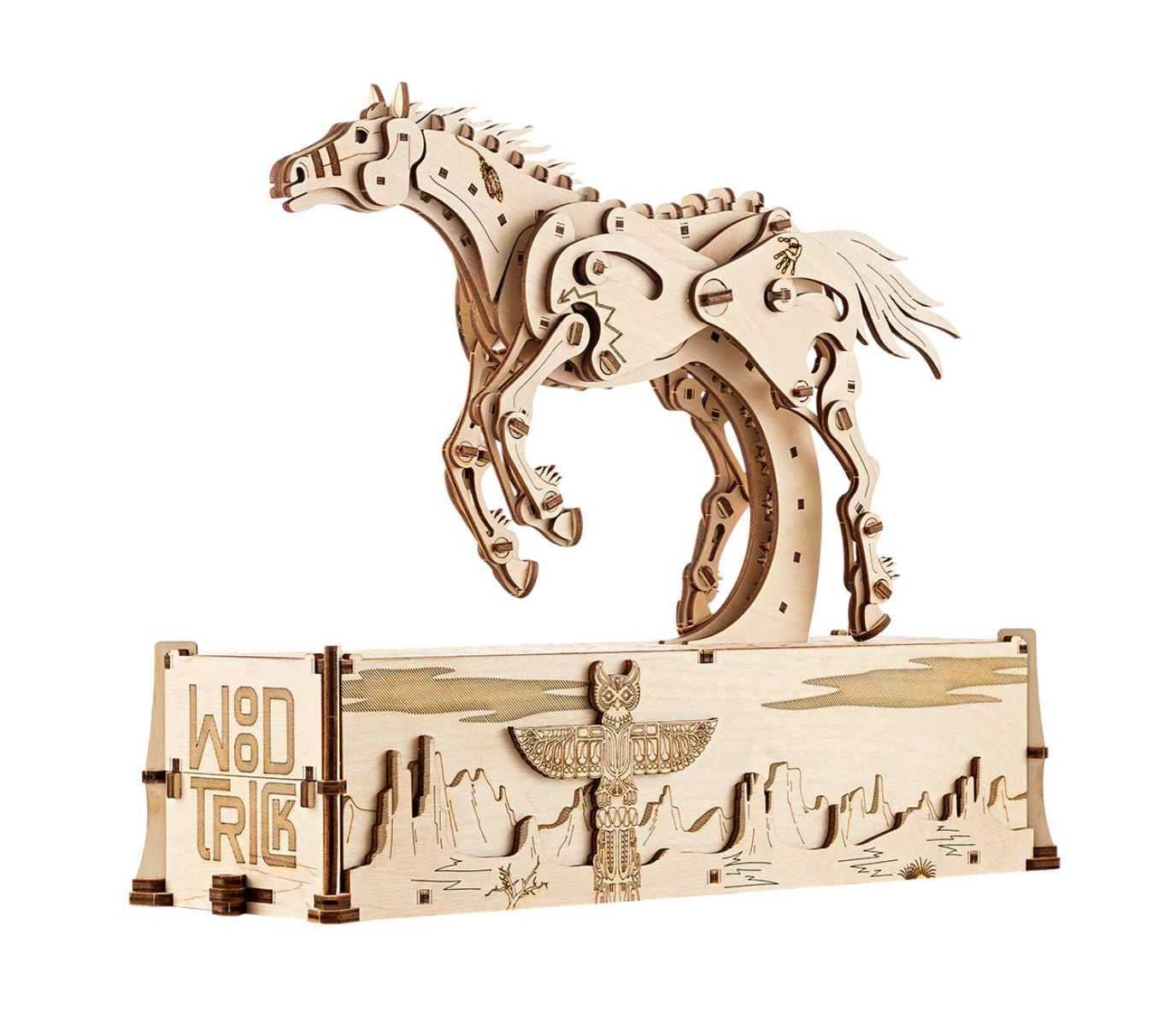 Механический Мустанг / Лошадь. Wood Trick