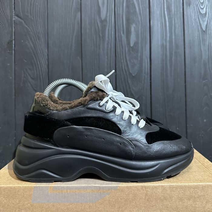 Зимові шкіряні кросівки Santoni 36 розмір 23 см