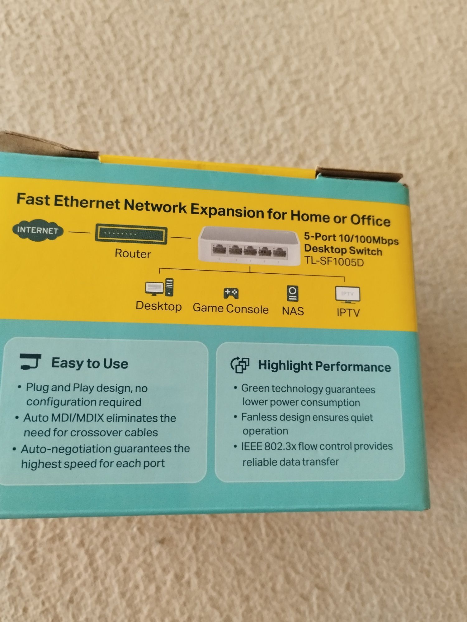 TP-Link TL-SF1005D - Switch Ethernet de 5