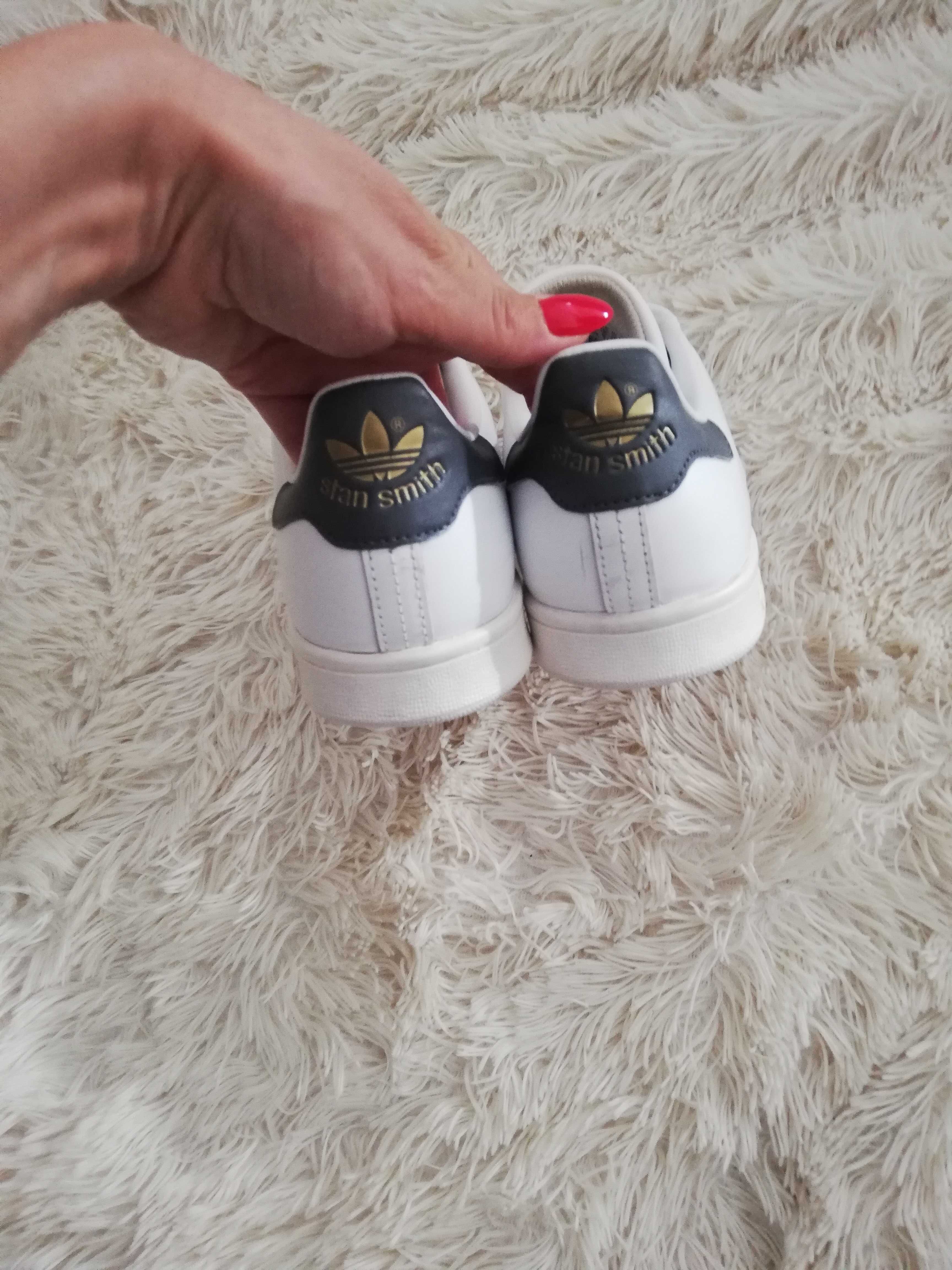 buty Adidas 39 1/3 adidas Stan Smith 39 1/3 białe sneakersy adidas 39