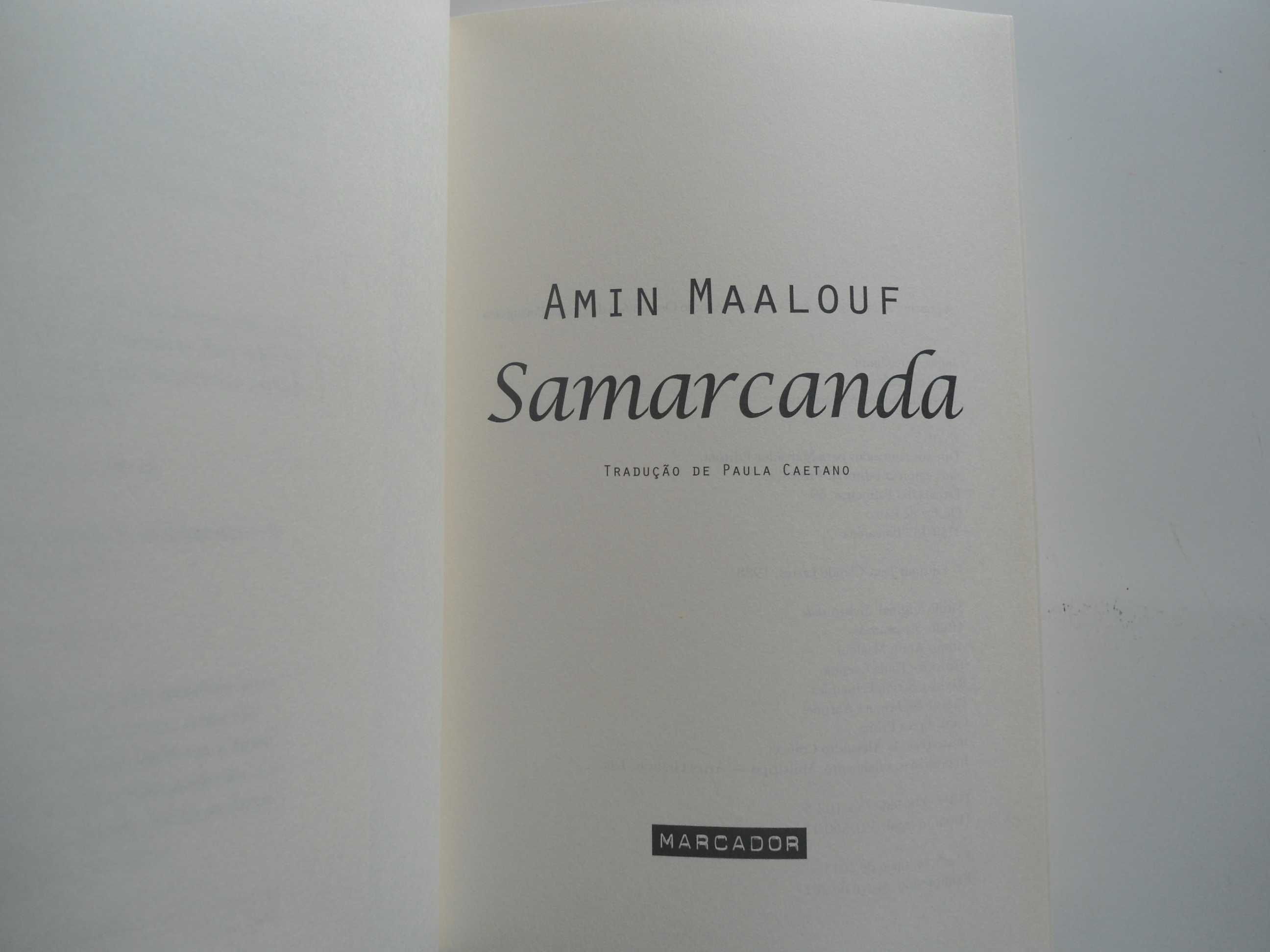 Samarcanda por Amin Maalouf