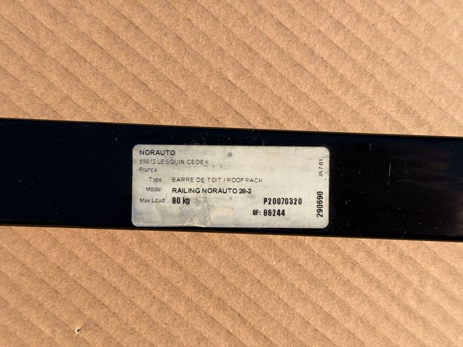 Barras de Tejadilho Universais