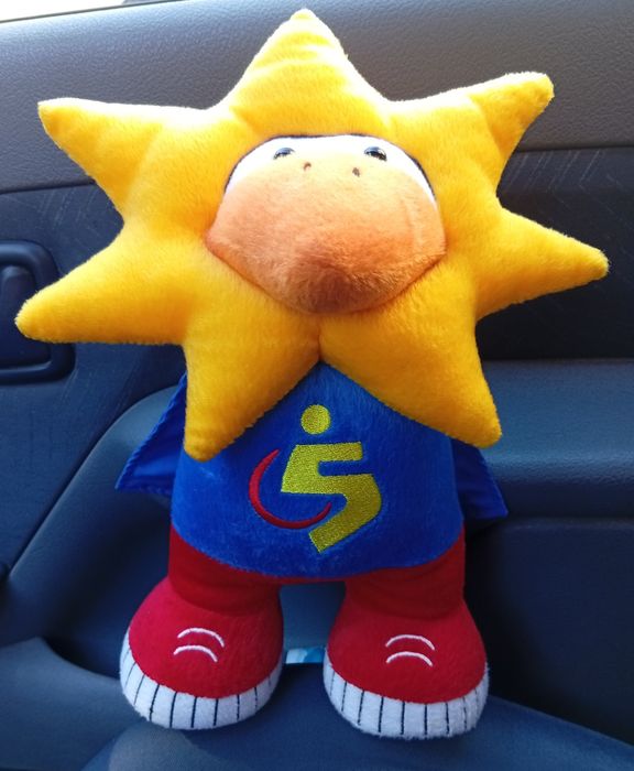 Peluche/ mascote dos paralímpicos 2006