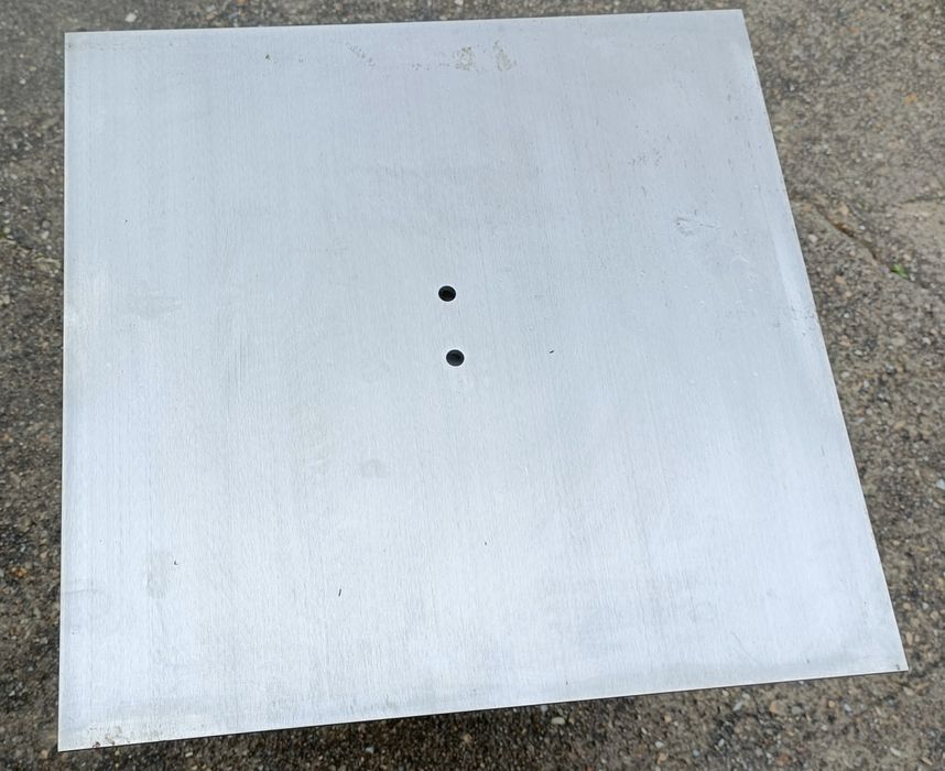 Peças em inox escovado de 6mm e 1mm