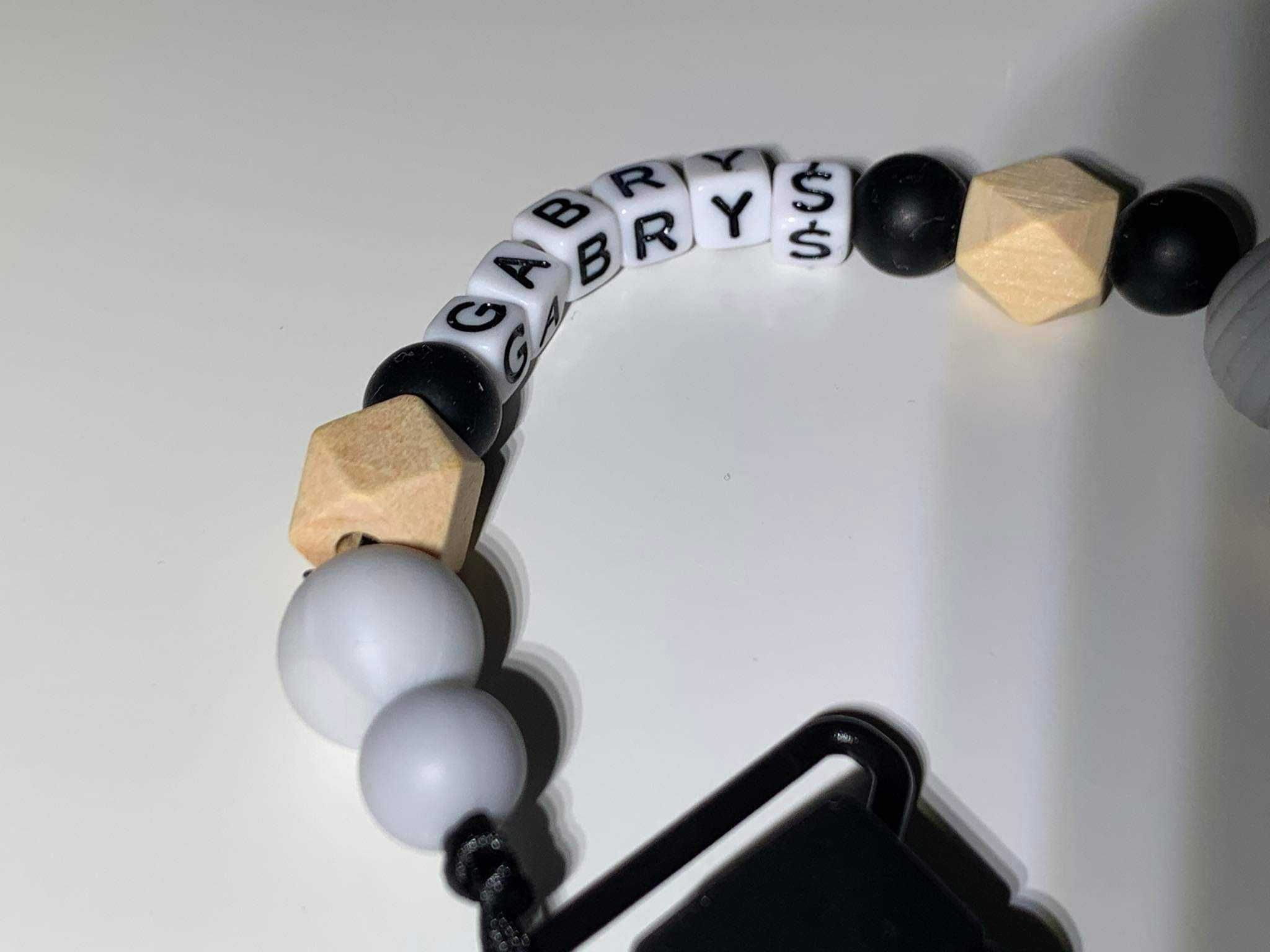 Zawieszka do smoczka imienna personalizowana prezent
