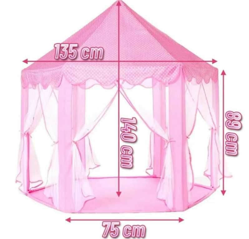 Топ вигвам детский шатер новый замок  игровой розовый палатка