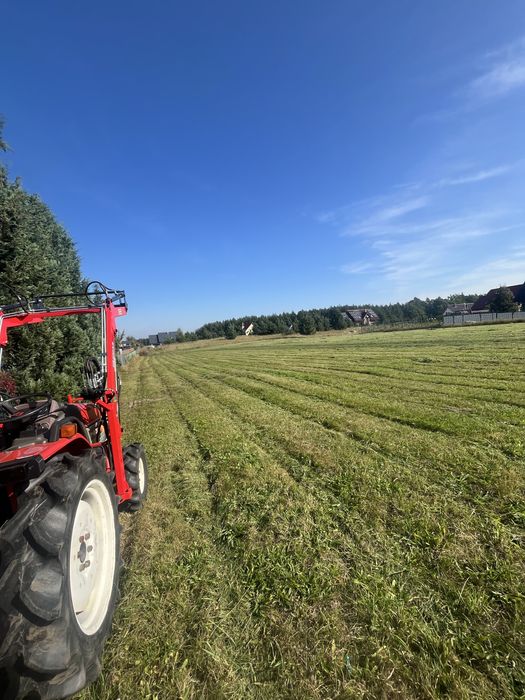 Glebogryzarka separacyjna, czarnoziem, wysiew trawy, prace turem