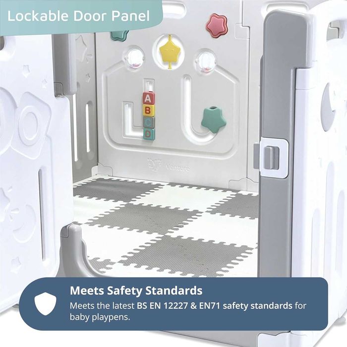 Parque Infantil DUO PLAYPEN - inclui bolas e brinquedos do parque