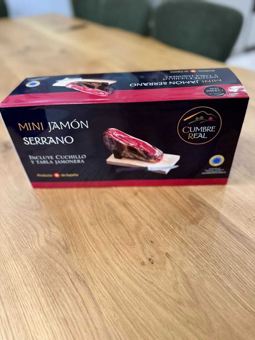 Міні хамон Серрано у подарунковій упаковці с/в Cumbre Real