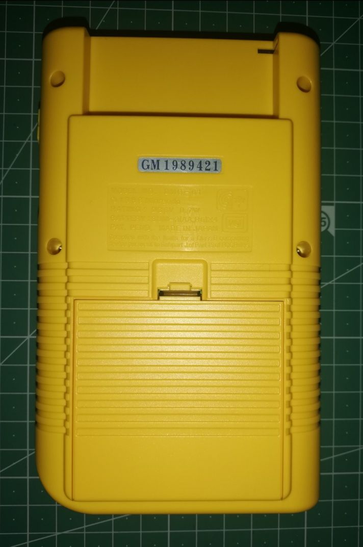 Game boy DMG 01 amarelo ips lcd 2.45 polgadas