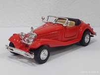 Model Mercedes Benz 500K Roadster 1936 - WELLY 1:32 UNIKAT