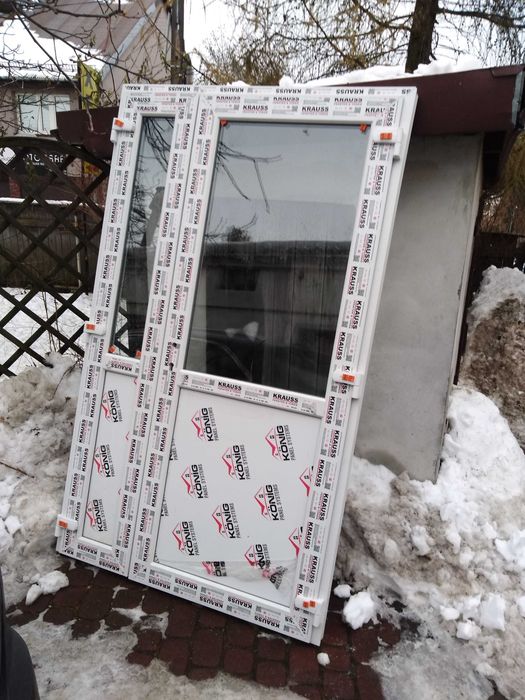 Dwuskrzydłowe drzwi PCV dostępny rozmiar 180x210 !