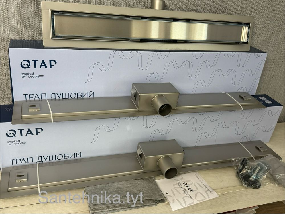 Трап душевой Qtap Koer под плитку